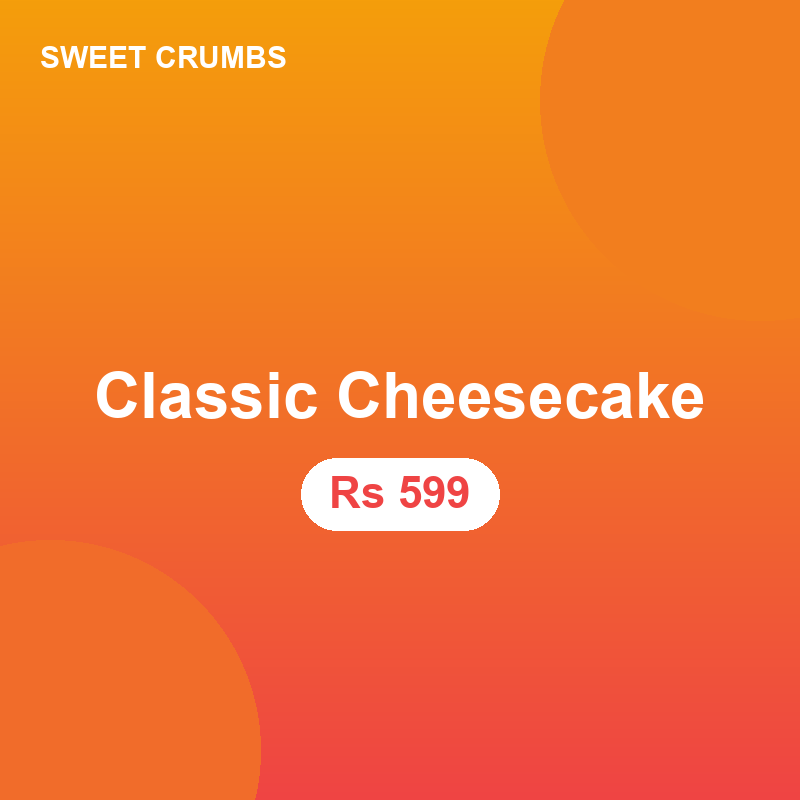 Cheesecake — home bakery online shop on phone
